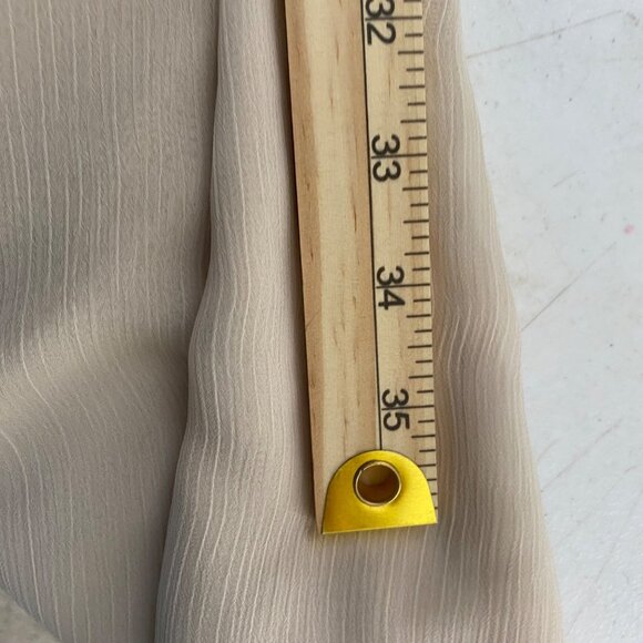 Davids Bridal One-Shoulder Champagne Maxi Dress Size 16 Formal Bride Gown Event - Picture 12 of 16